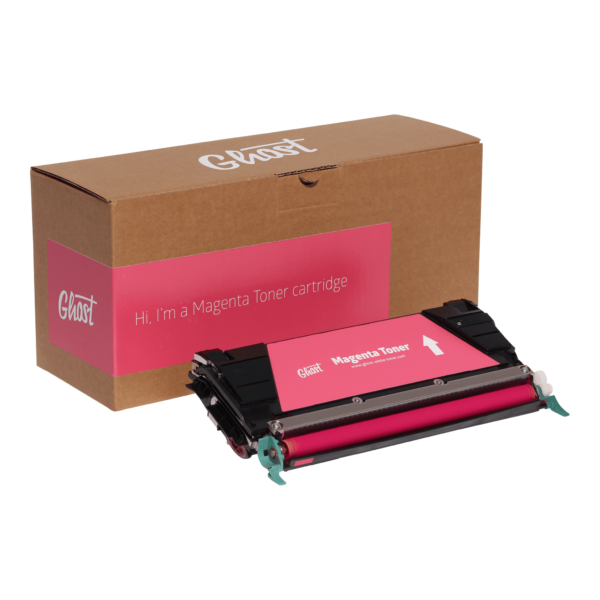 Magenta Toner C746M mit Verpackung