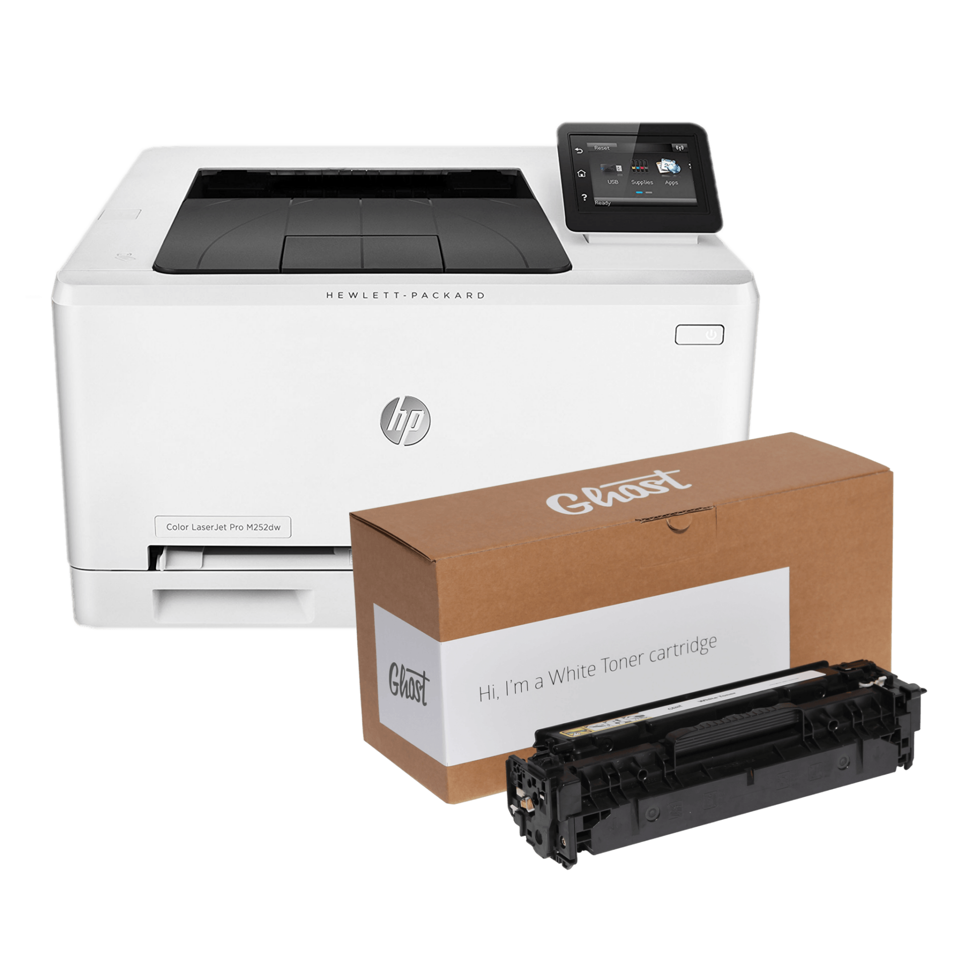 Ghost Printer Bundle with White Toner