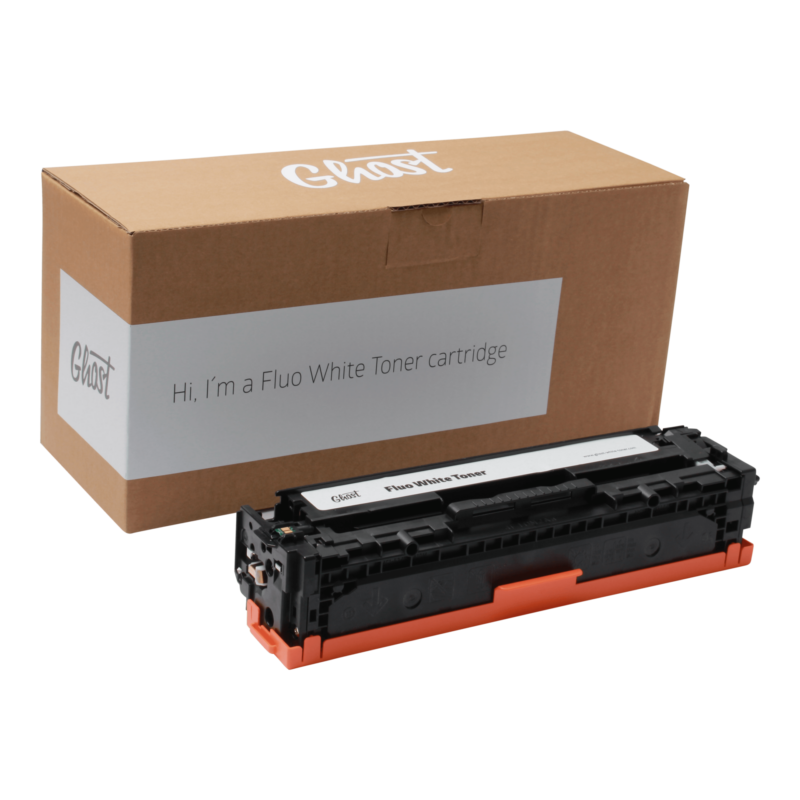Little Ghost Fluo White Toner mit Verpackung