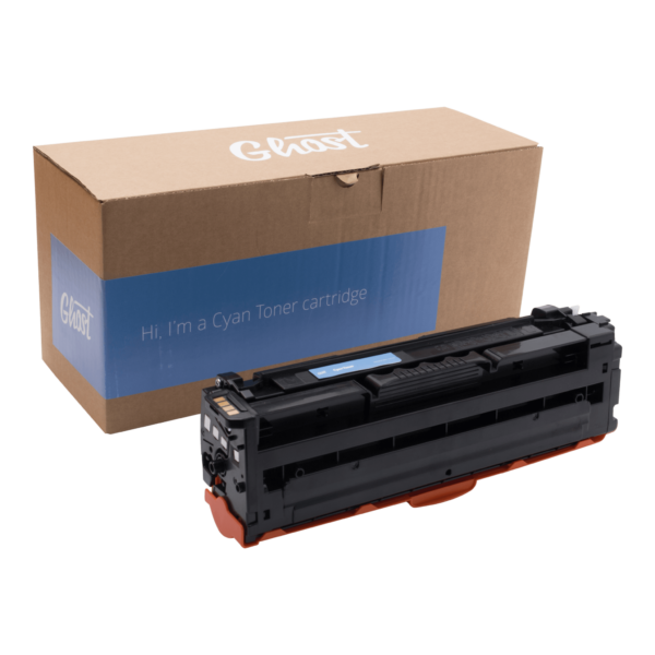 Cyan Toner Samsung CLP-680 mit Verpackung