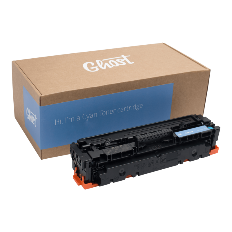 Cyan Toner M452 mit Verpackung