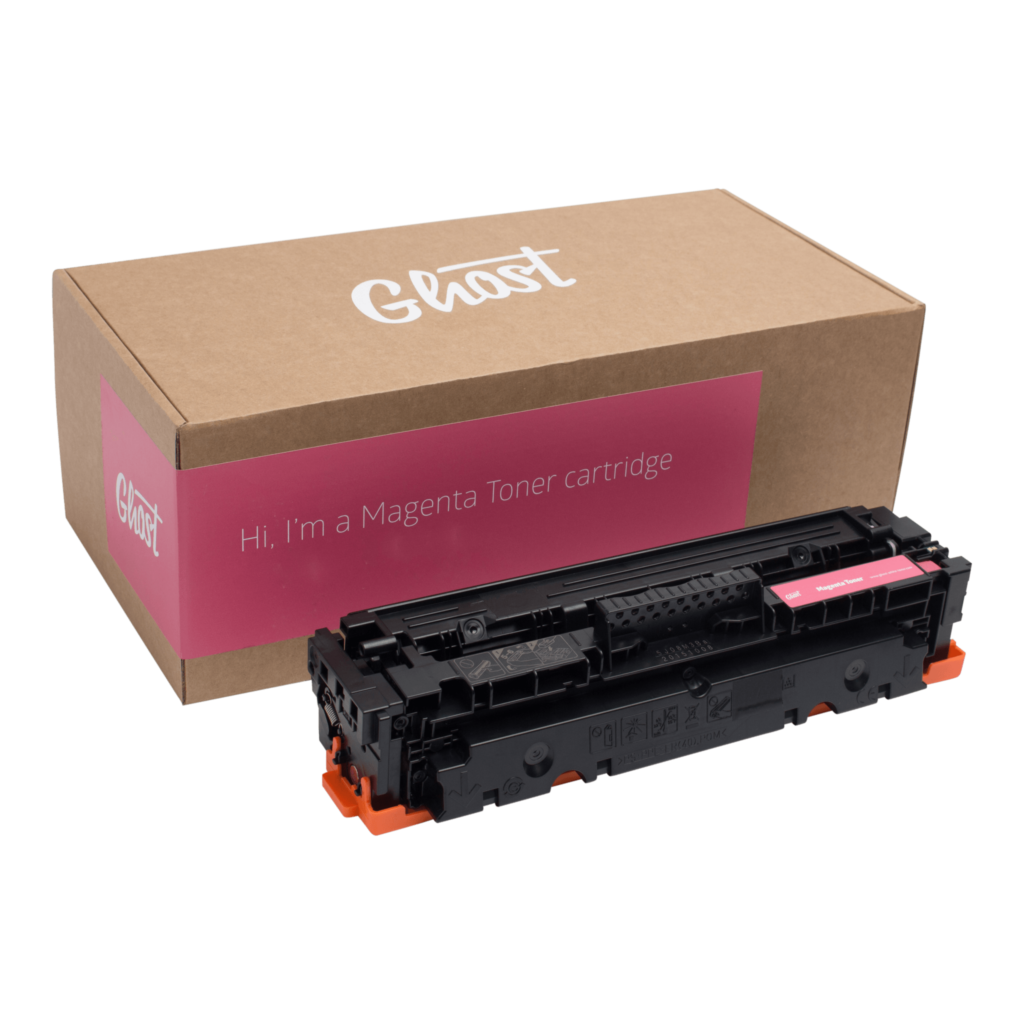 Magenta Toner M452 mit Verpackung