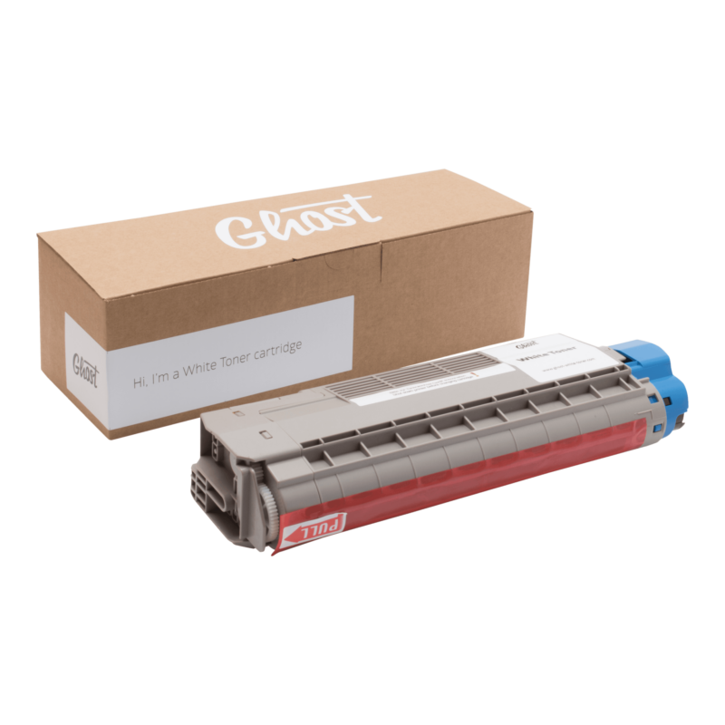 White Toner OKI ES6410DN mit Verpackung