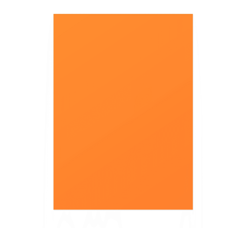 Flex Soft(no-cut) A-Foil Neon A3 - NEON ORANGE