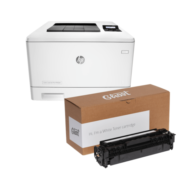 Ghost Bundle M452nw mit White Toner