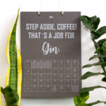 Gin-Kalender mit White Toner bedruckt
