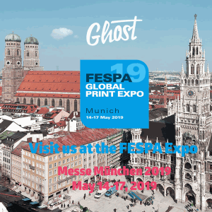 Ghost en la FESPA Global Print Expo 2019