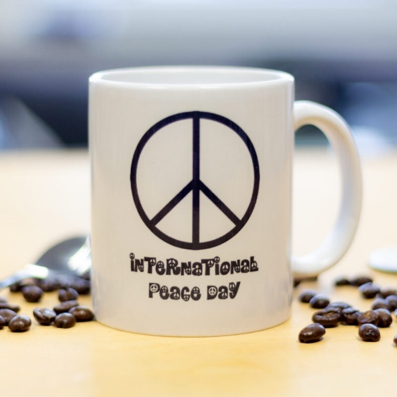 International Peace Day Tasse Sublimation