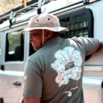 tshirt safari and africa design with white toner print