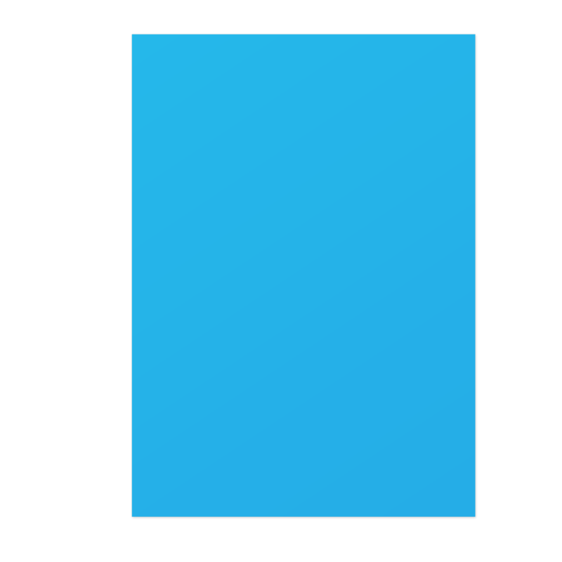 DECAL Foil, with blue background DIN A4