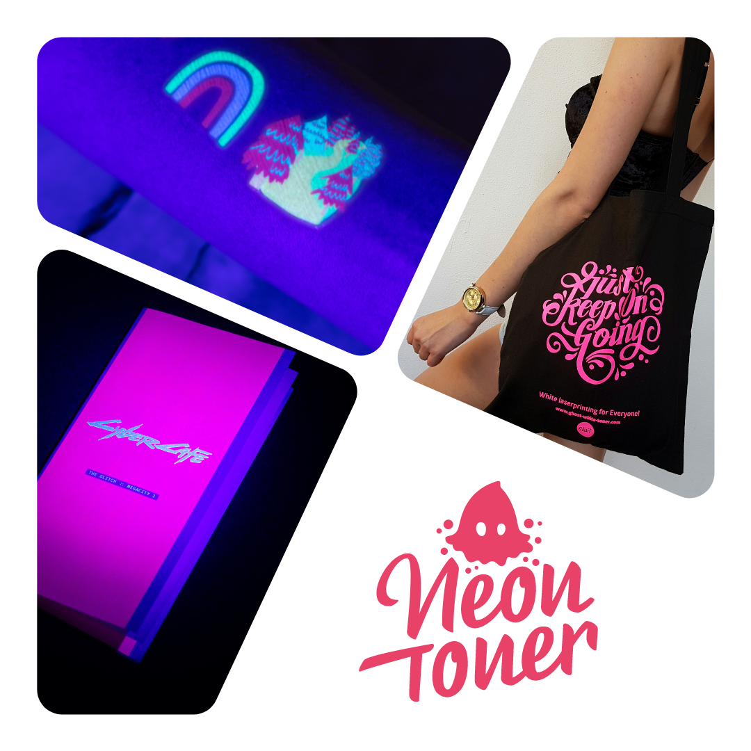 Ghost Neon Toner – Impressive Neon Fluorescent printing • Ghost